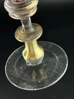 Antiker Emaillierter & Vergoldeter Glasbecher von Hermann Pautsch, 1890