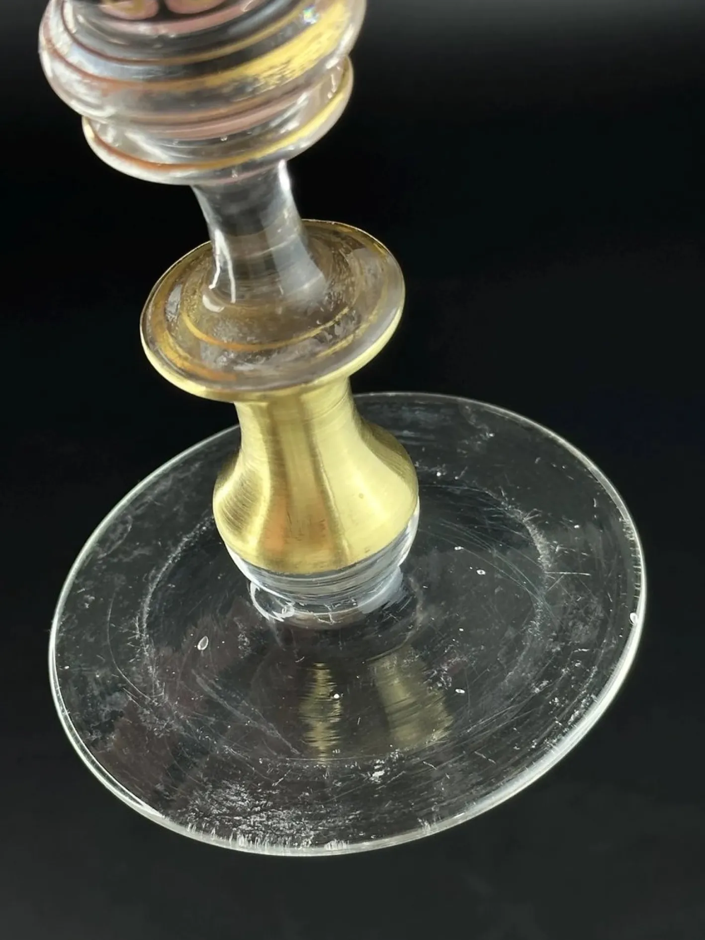 Antiker Emaillierter & Vergoldeter Glasbecher von Hermann Pautsch, 1890