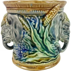 Antiker französischer Jugendstil Topf, 1890
