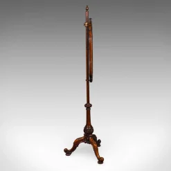 Antiker frühviktorianischer englischer Wandschirm, 1840er