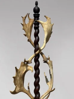 Antiker Garderobenständer aus Geweih von J. Parker of Woodstock, 1850