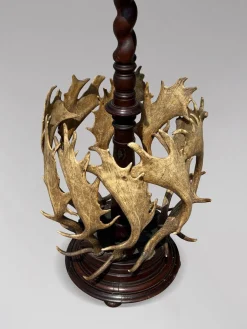 Antiker Garderobenständer aus Geweih von J. Parker of Woodstock, 1850