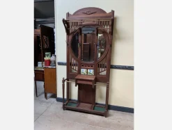 Antiker Jugendstil Kleiderschrank, 1910