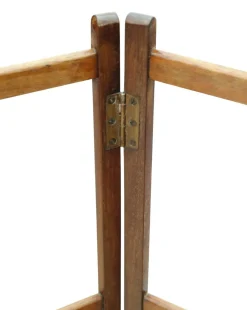 Antiker klappbarer Kleiderständer aus Mahagoni, 1800er