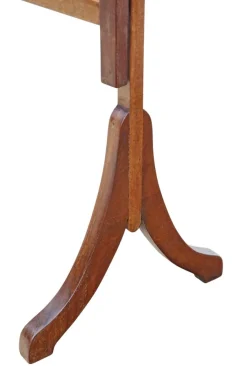 Antiker klappbarer Kleiderständer aus Mahagoni, 1800er