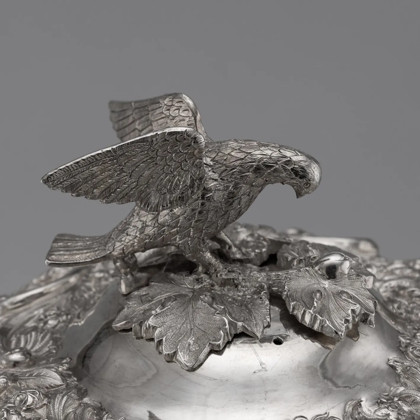 Antiker Silberner William IV Wasserkocher oder Samowar, London, 1837