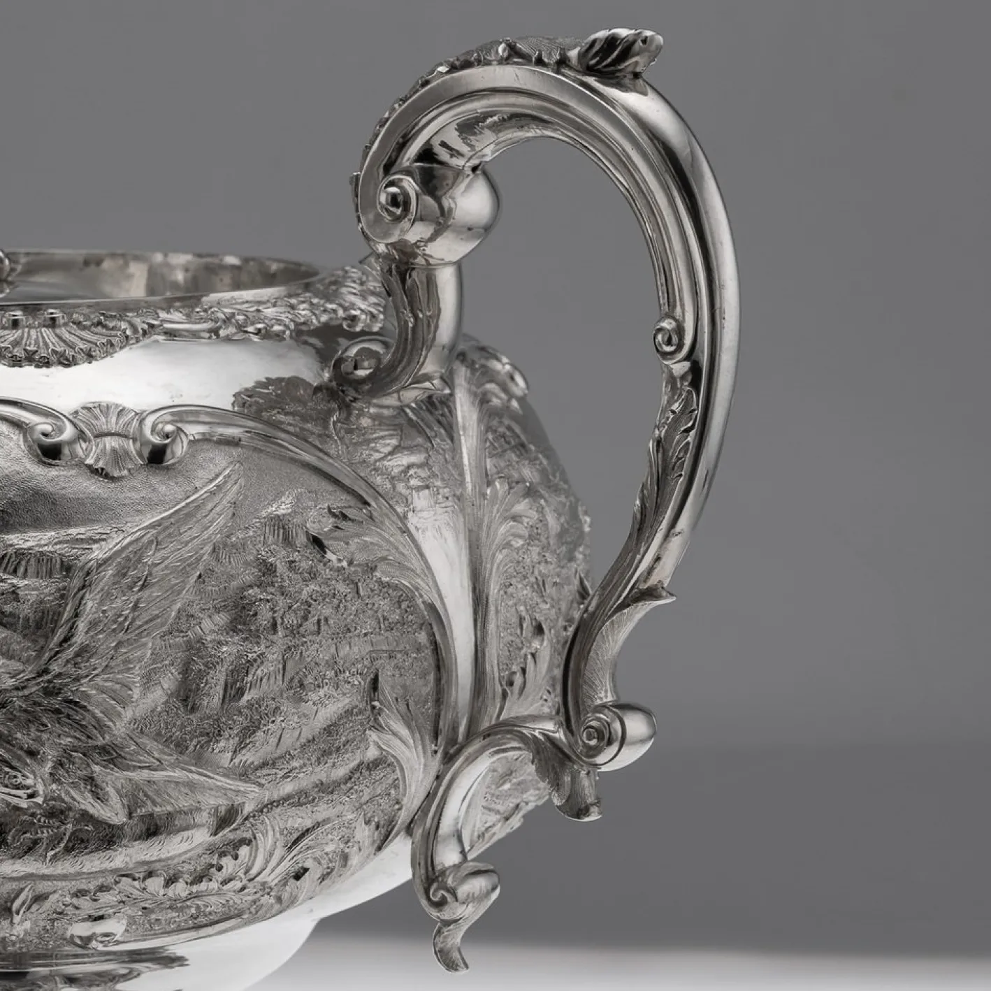 Antiker Silberner William IV Wasserkocher oder Samowar, London, 1837