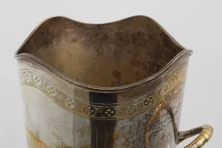 Antiker Versilberter Champagnerkübel aus Kupfer, Frankreich, 1900er