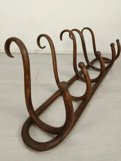 Antiker Wandgarderobe im Thonet Stil, 1890er