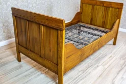 Antikes Bett aus Kiefernholz, 1910