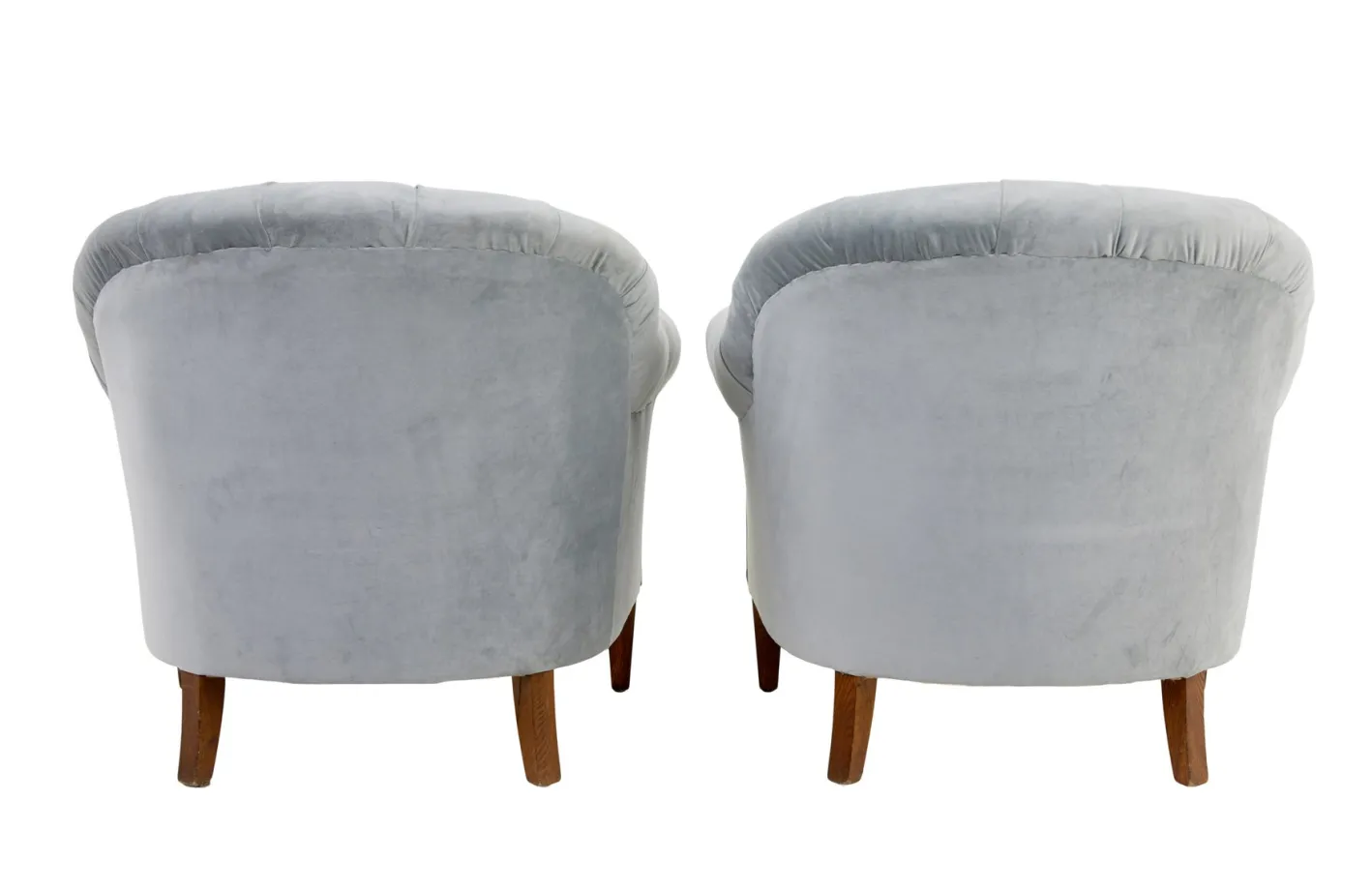 Antikes Sofa und Stühle mit Knopfleiste, 1900, 3er Set
