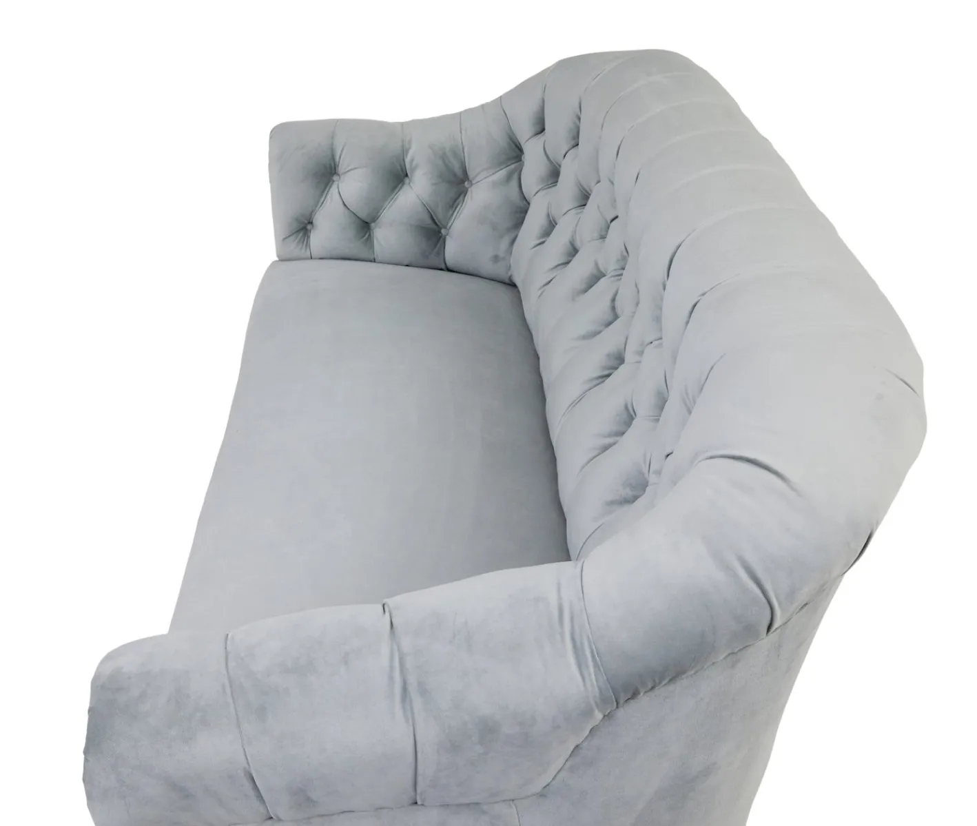 Antikes Sofa und Stühle mit Knopfleiste, 1900, 3er Set