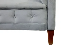 Antikes Sofa und Stühle mit Knopfleiste, 1900, 3er Set