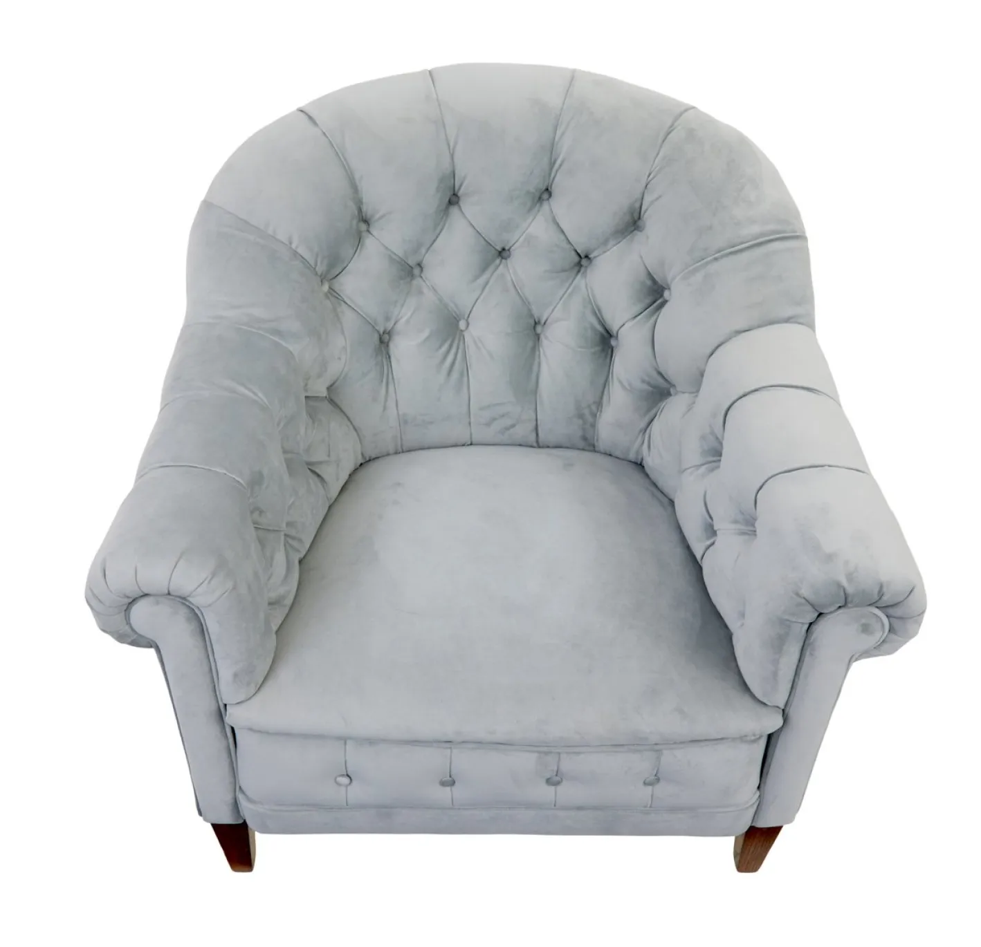 Antikes Sofa und Stühle mit Knopfleiste, 1900, 3er Set