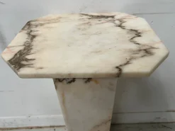 Antike Säule aus geädertem Marmor, 1800er