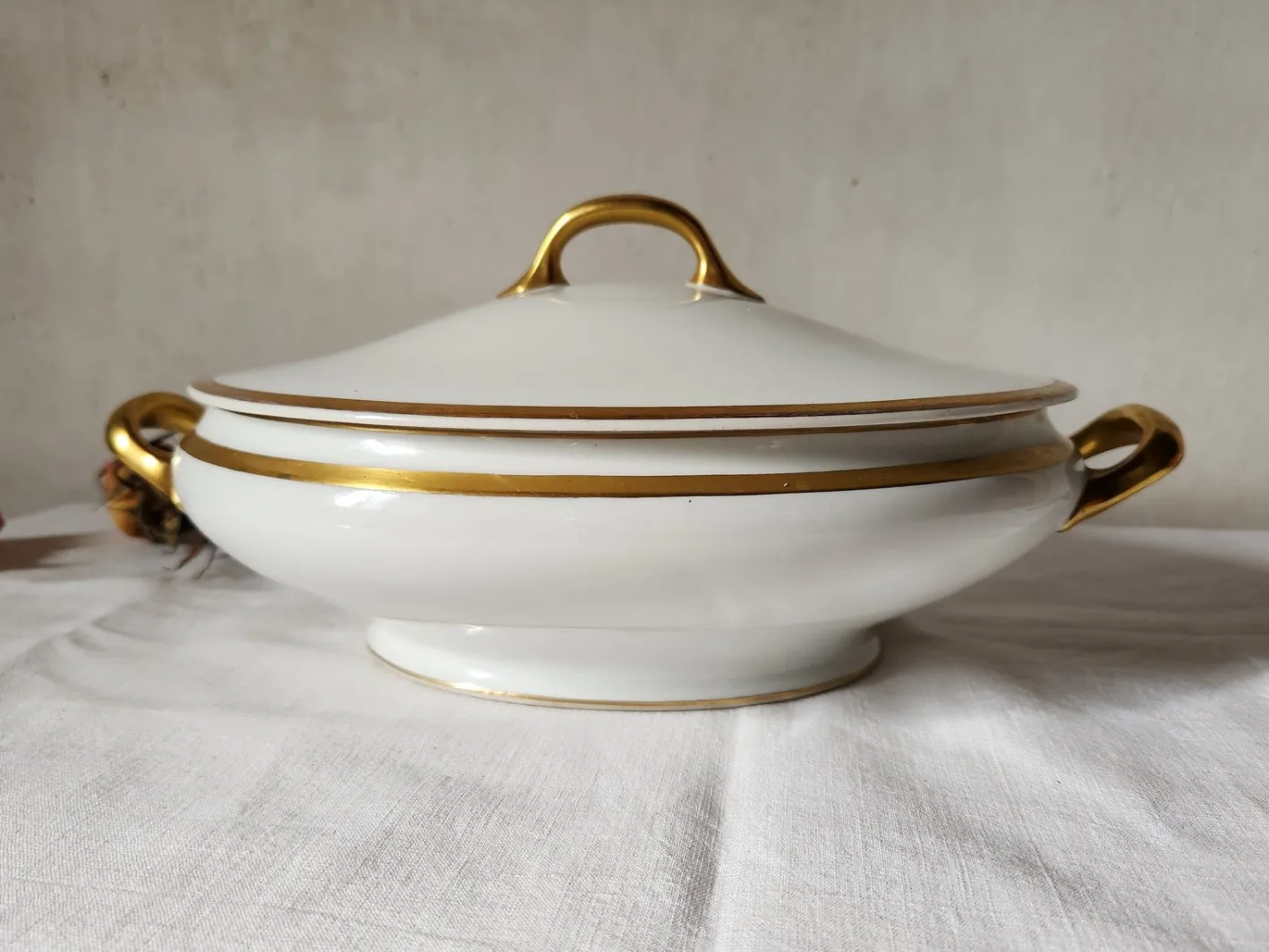 Antike Suppenterrine von Bernardaud, 1890er