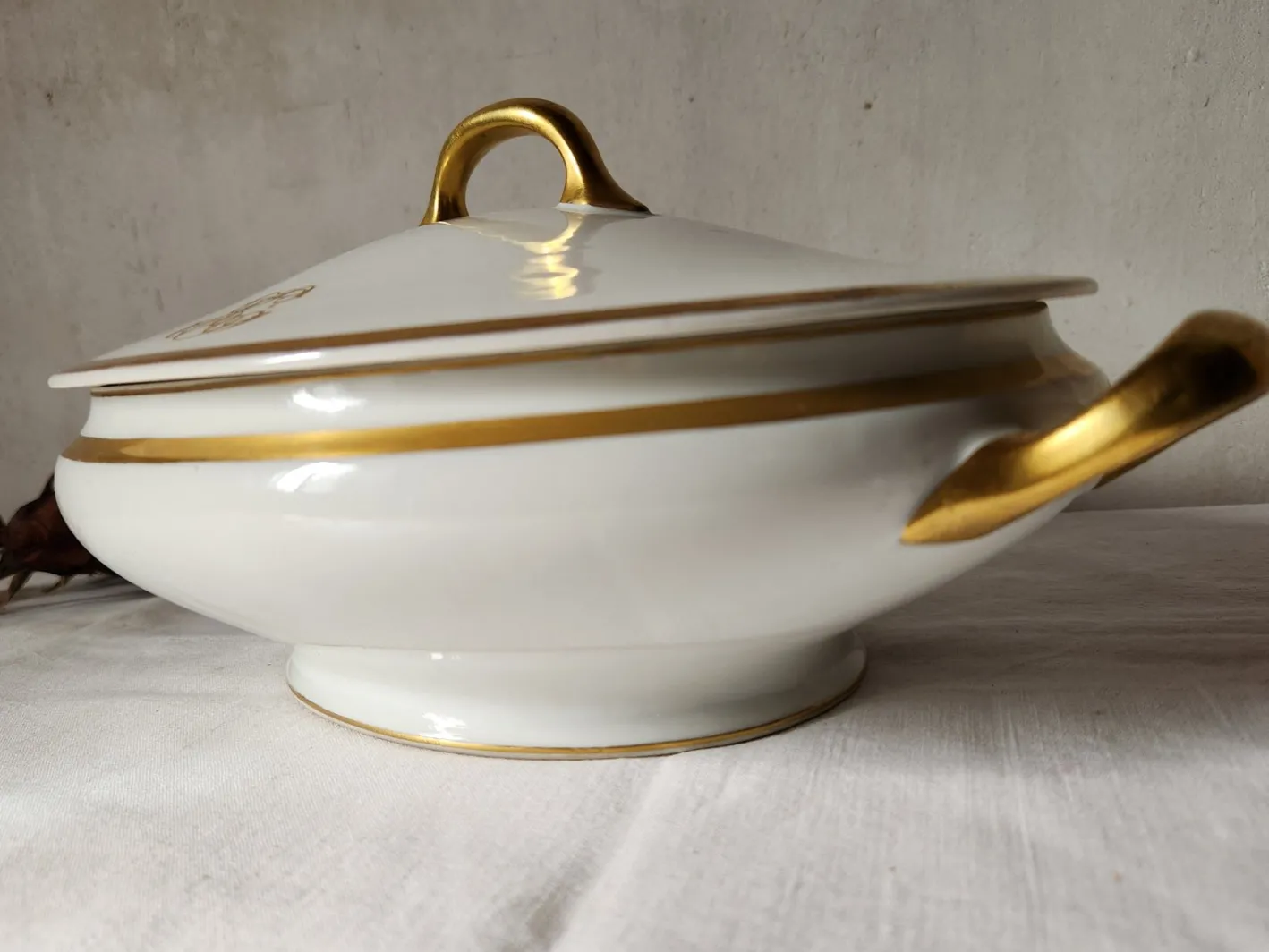 Antike Suppenterrine von Bernardaud, 1890er