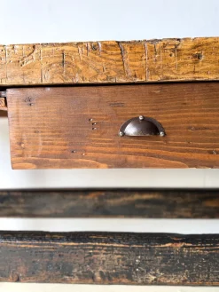 Antike Tischler Werkbank aus Holz, 1890er