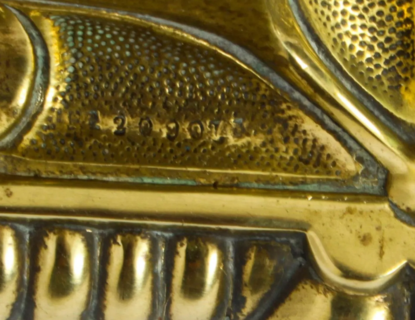Antike viktorianische korinthische Säulen-Teleskop-Stehlampe aus Messing, 1890er