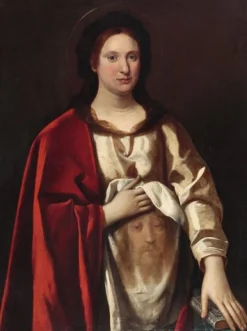 Antiveduto Gramatica, Veronica, 17. Jh., Öl auf Leinwand