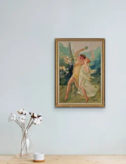 Antoine Calbet, Nachfolger von Antoine Calbet, 1890er, Aquarell, gerahmt