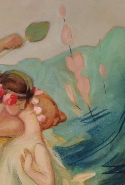 Antoine Calbet, Nachfolger von Antoine Calbet, 1890er, Aquarell, gerahmt