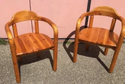 Armlehnstühle und Couchtisch von Rainer Daumiller, 3er Set