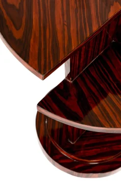 Art Deco Beistelltische oder Nachttische aus Palisander, 2er Set