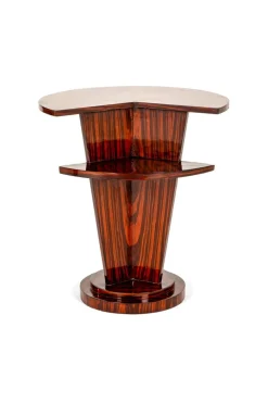 Art Deco Beistelltische oder Nachttische aus Palisander, 2er Set