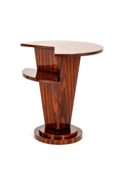 Art Deco Beistelltische oder Nachttische aus Palisander, 2er Set