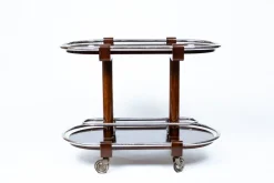 Art Deco Chrom Barwagen