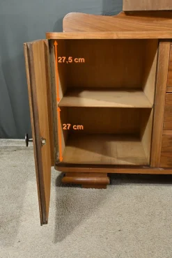 Art Deco Frisiertisch aus Wurzelholz, 1930er Jahre