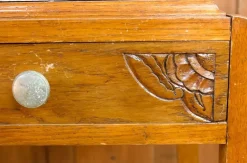 Art Deco Frisiertisch mit Marmortablett, 1940er