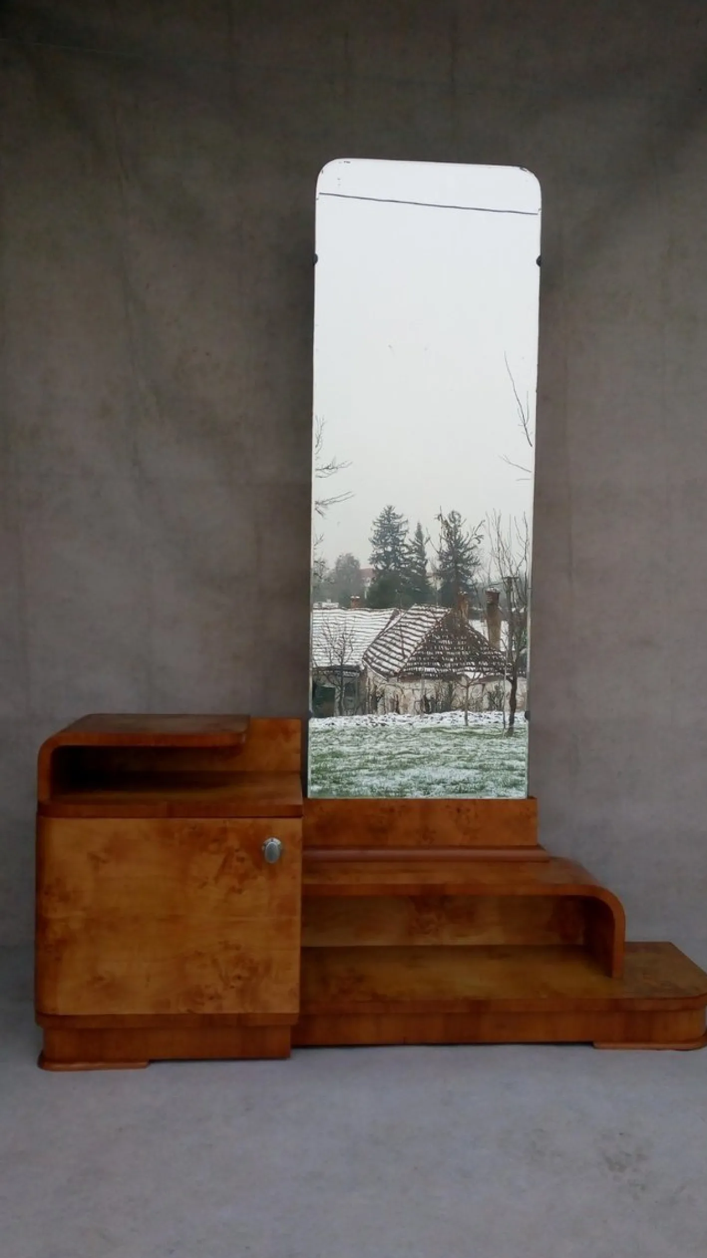 Art Deco Frisiertisch von Jindřich Halabala für Up Závody, 1950er