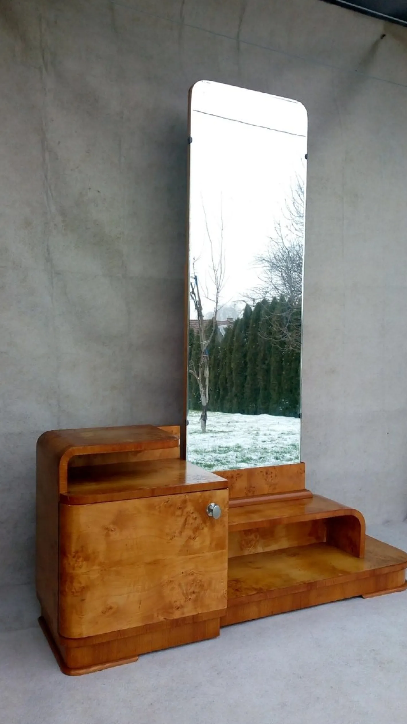 Art Deco Frisiertisch von Jindřich Halabala für Up Závody, 1950er