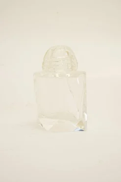 Art Deco Glas Salz & Pfeffer mit Zahnstocherhaltern, Wien, 1920er