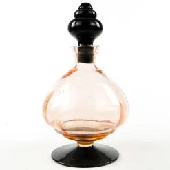 Art Deco Karaffe von Zawiercie Glassworks, Polen, 1930er