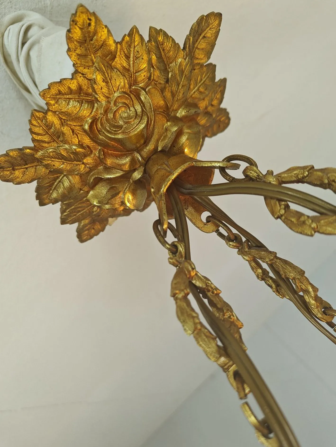 Art Deco Kronleuchter von Hettier & Vincent, France, 1920er