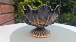 Art Deco Kuchenständer aus Glas von United Glassware STS Abel, 1930er