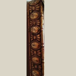 Art Deco Spiegel mit Abgeschrägtem Rahmen & Vergoldetem Messing, Frankreich, 1930