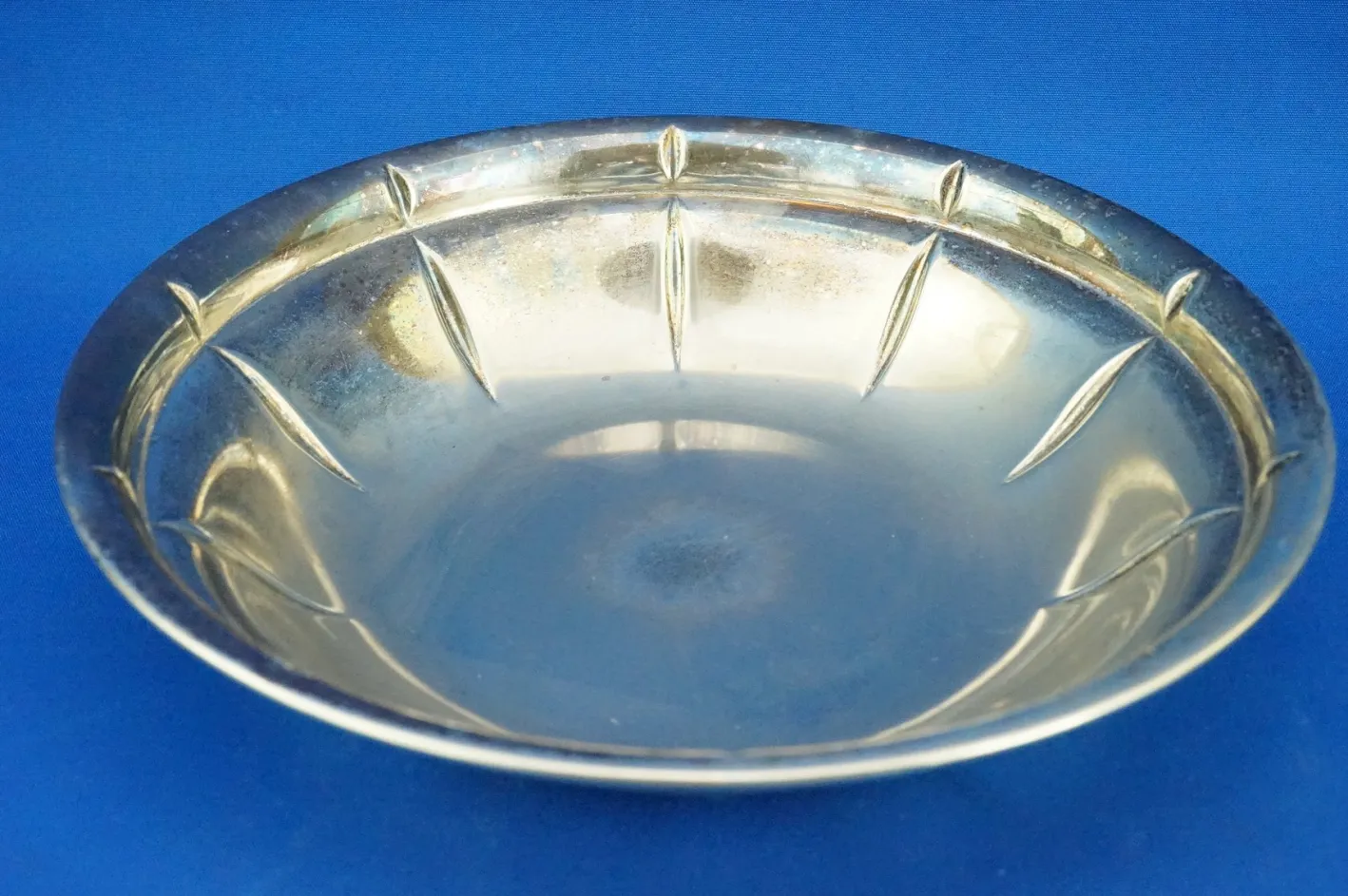 Art Deco Tafelaufsatz aus Silbermetall von Krupp Milano, 1940er