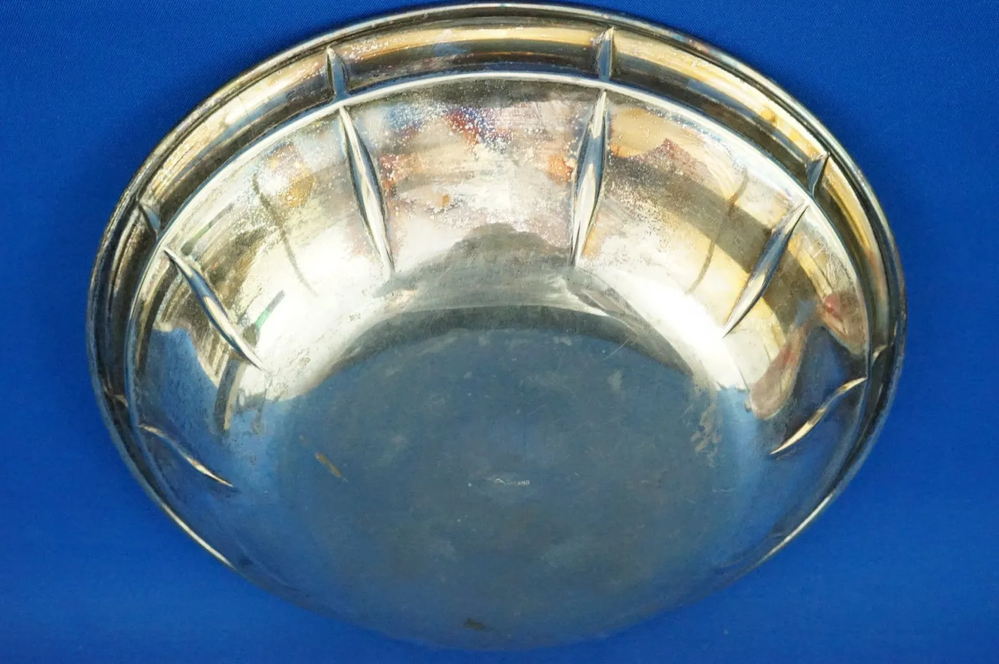 Art Deco Tafelaufsatz aus Silbermetall von Krupp Milano, 1940er