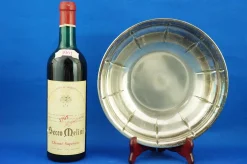 Art Deco Tafelaufsatz aus Silbermetall von Krupp Milano, 1940er