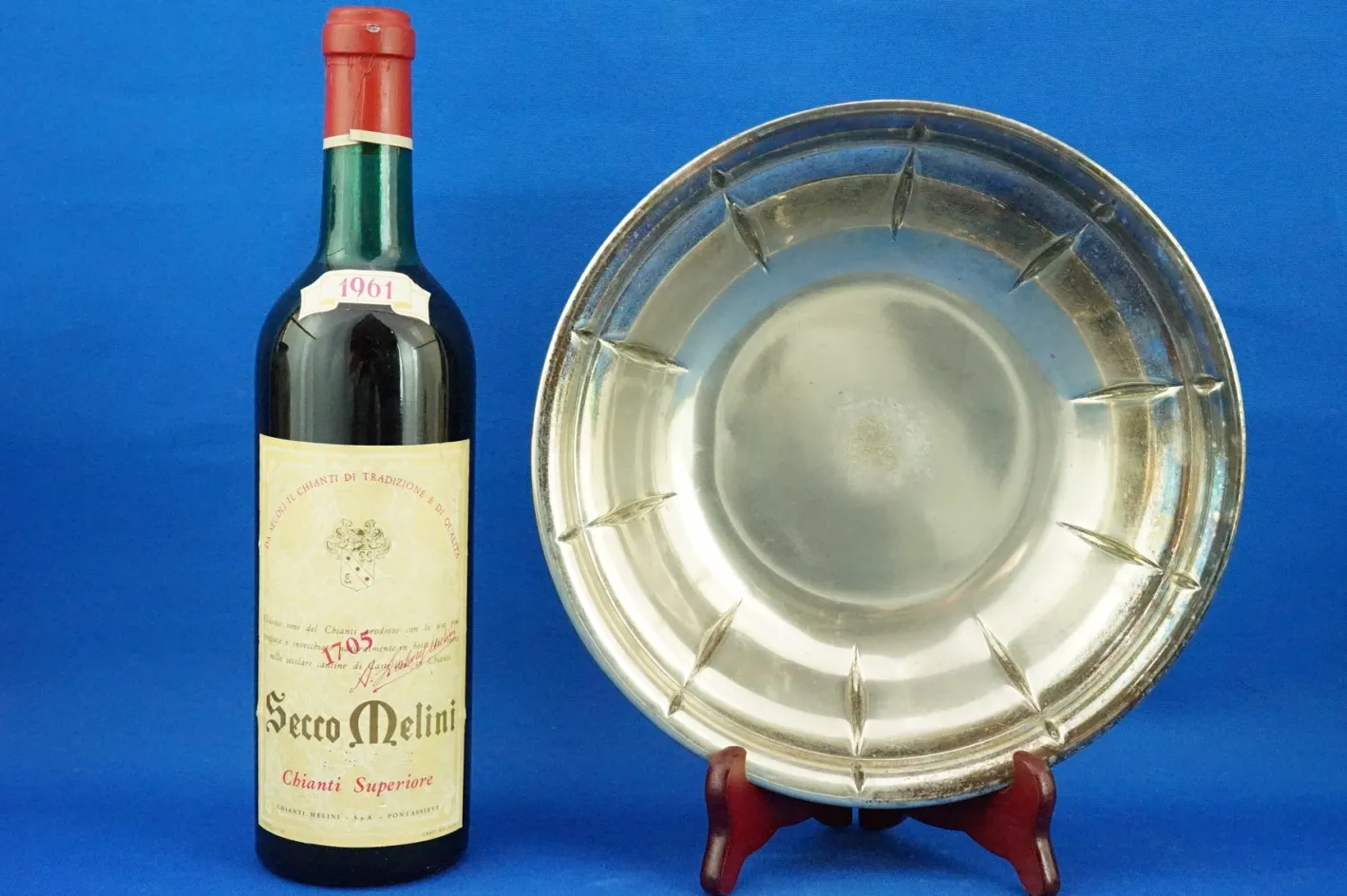 Art Deco Tafelaufsatz aus Silbermetall von Krupp Milano, 1940er