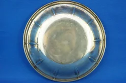 Art Deco Tafelaufsatz aus Silbermetall von Krupp Milano, 1940er