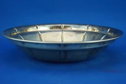 Art Deco Tafelaufsatz aus Silbermetall von Krupp Milano, 1940er