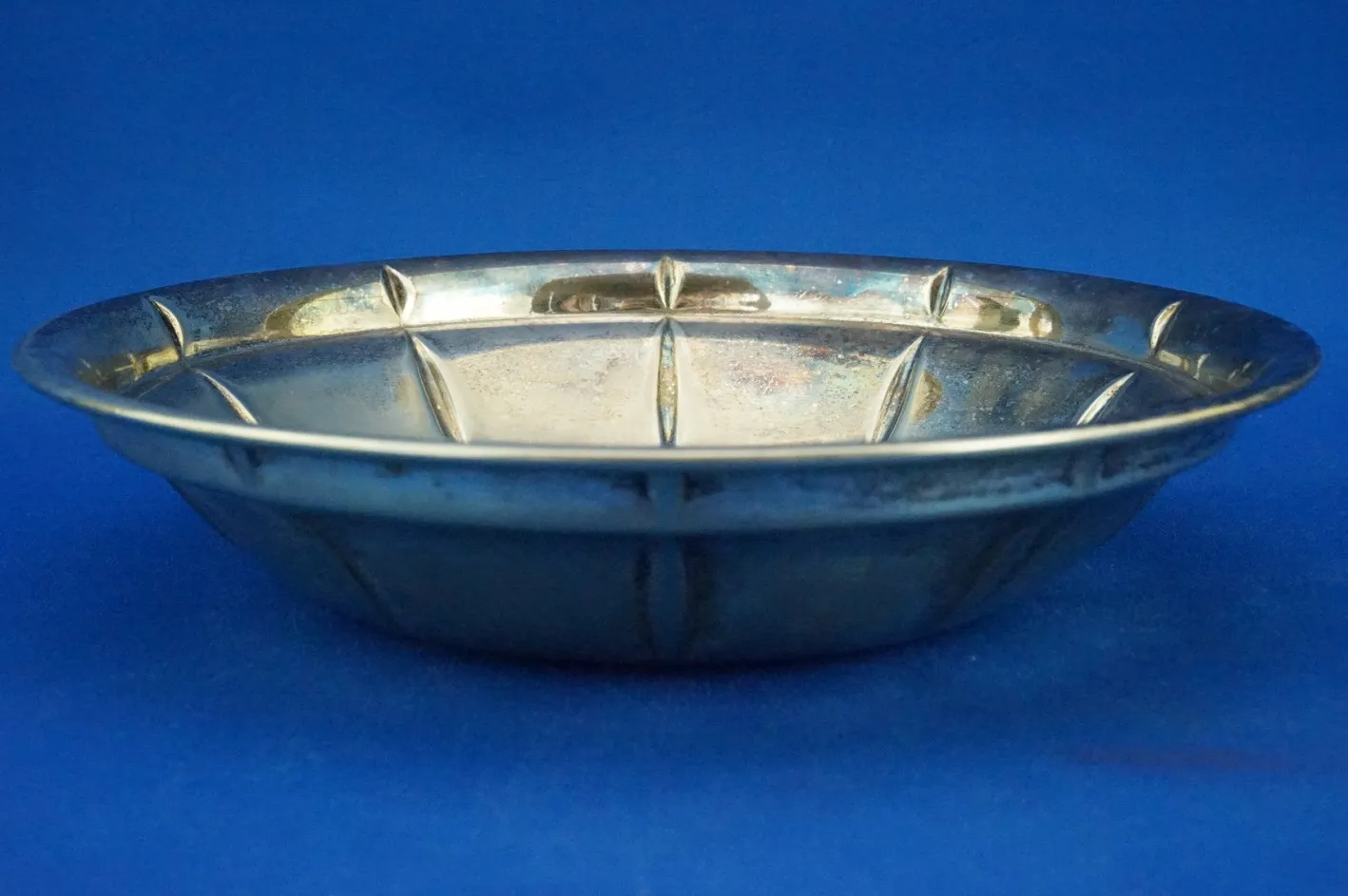 Art Deco Tafelaufsatz aus Silbermetall von Krupp Milano, 1940er