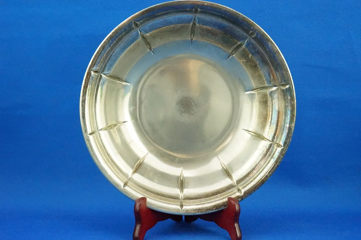 Art Deco Tafelaufsatz aus Silbermetall von Krupp Milano, 1940er