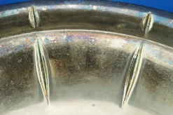 Art Deco Tafelaufsatz aus Silbermetall von Krupp Milano, 1940er