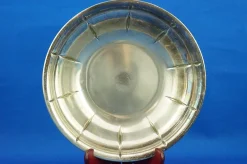 Art Deco Tafelaufsatz aus Silbermetall von Krupp Milano, 1940er